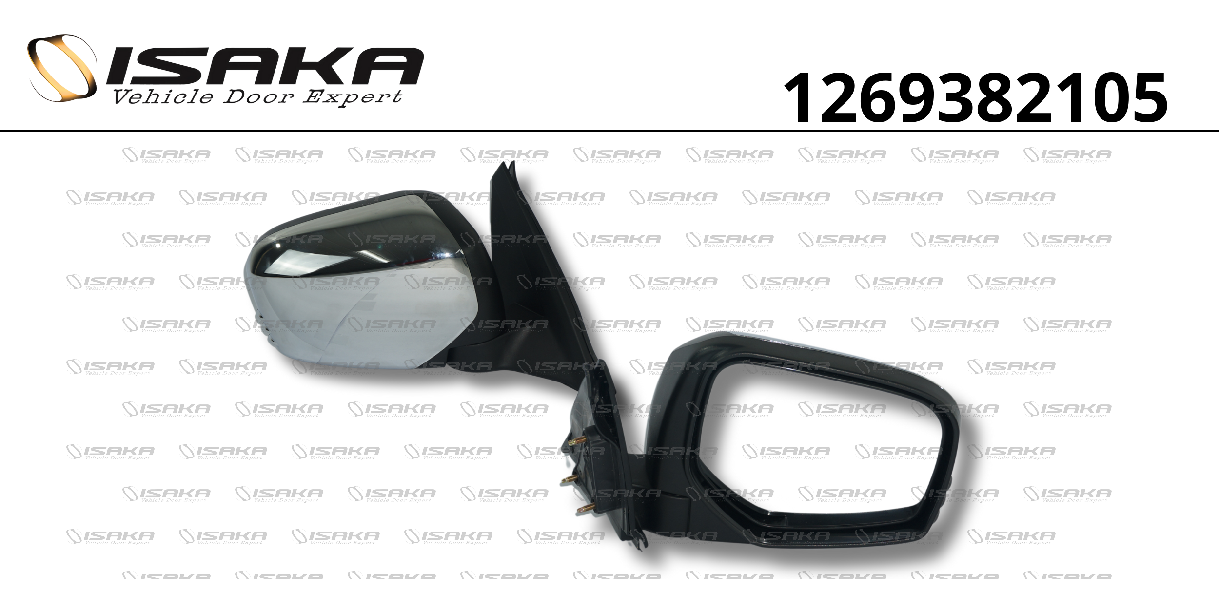 RETROVISOR LD FIXO CAPA CROMADA