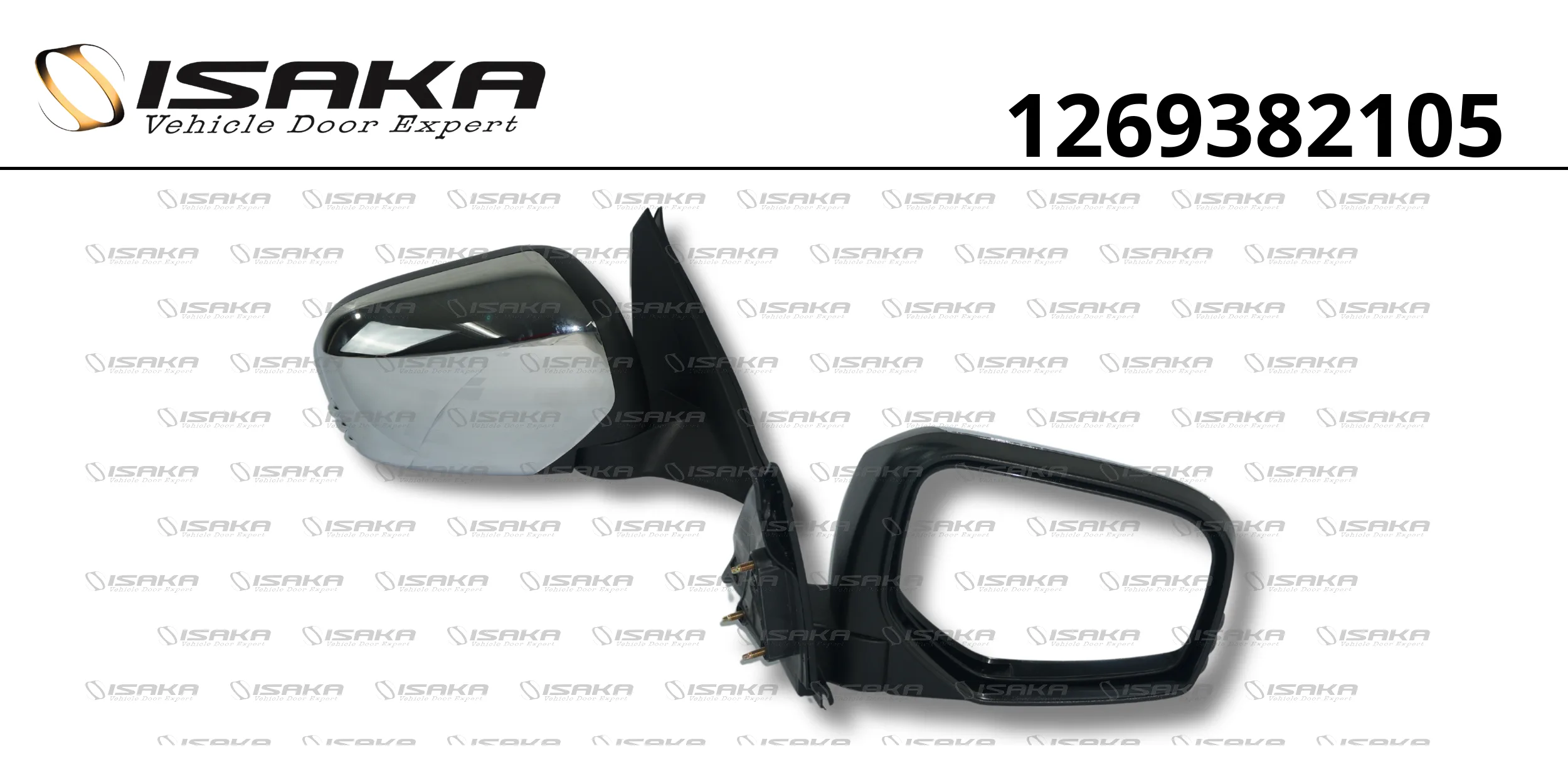 RETROVISOR LD FIXO CAPA CROMADA