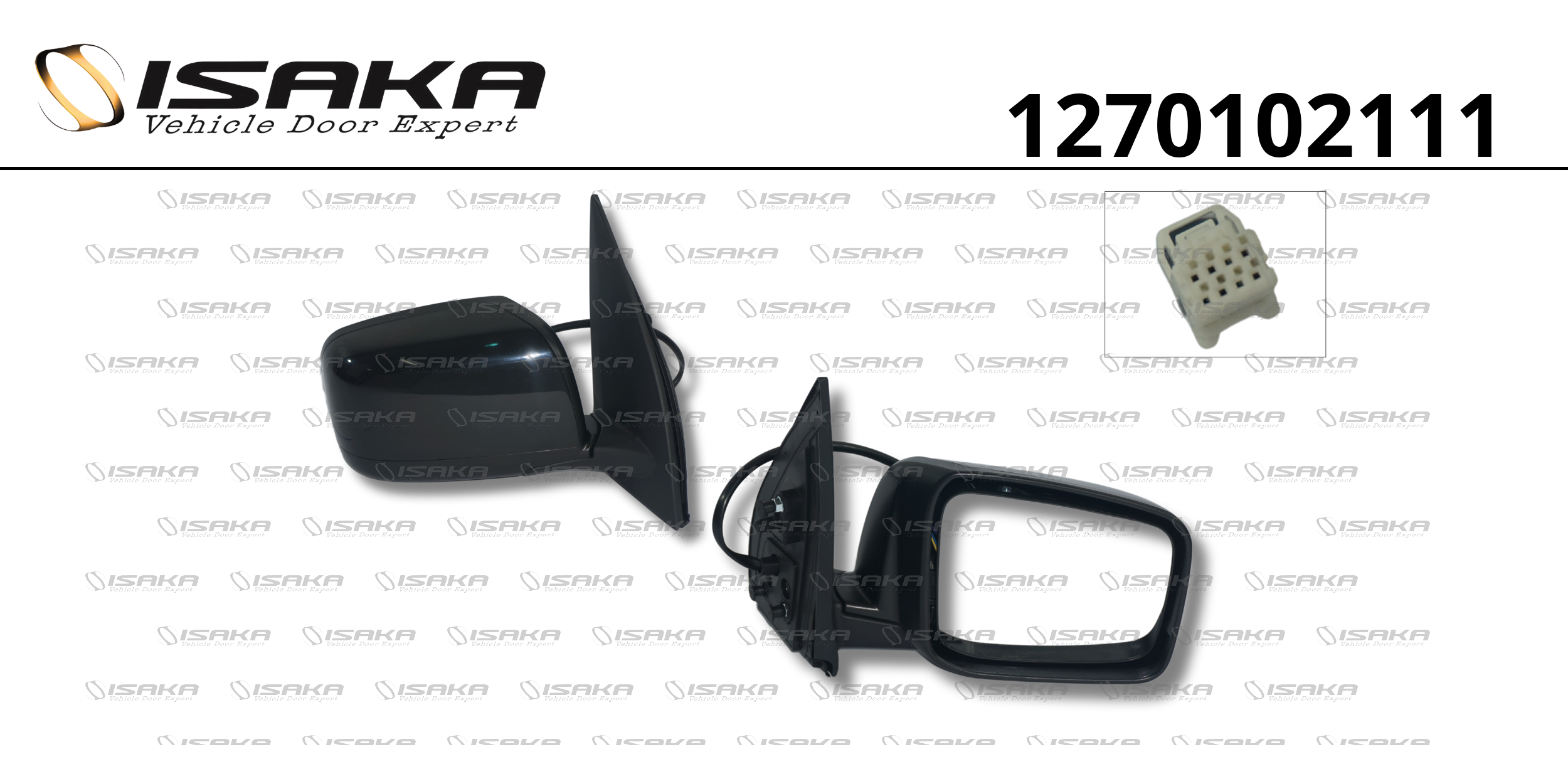 RETROVISOR LD CE C/AQUECIMENTO CAPA LISA P/PINTURA
