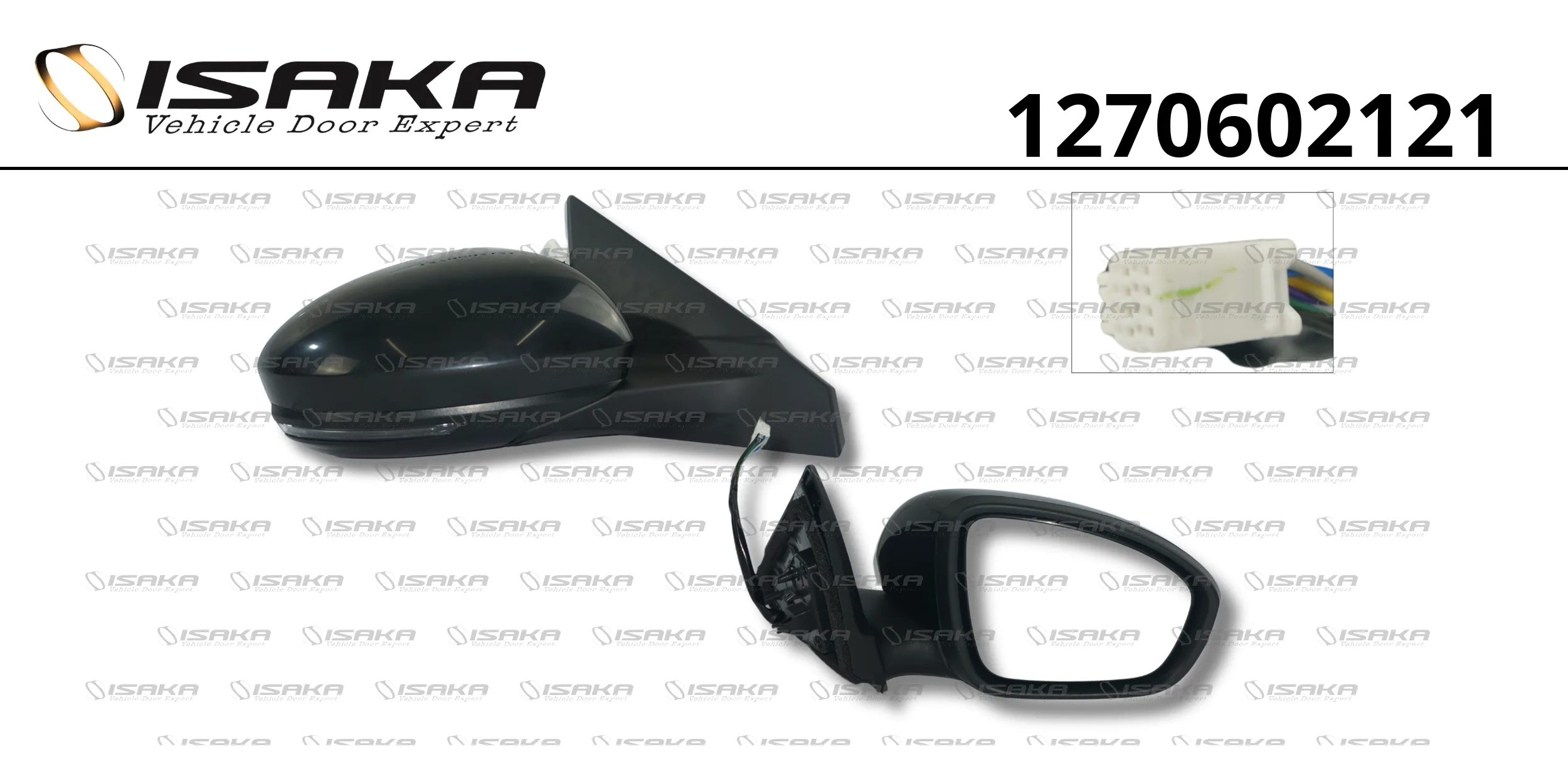 RETROVISOR LD CE C/PISCA C/AQUECIMENTO CAPA LISA PINTURA